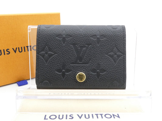 LOUIS VUITTON Monogram Empreinte Envelope Carte de Visite IC-activated wallet