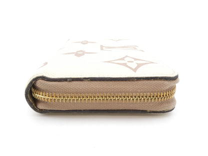 LOUIS VUITTON Monogram Empreinte Zippy Wallet