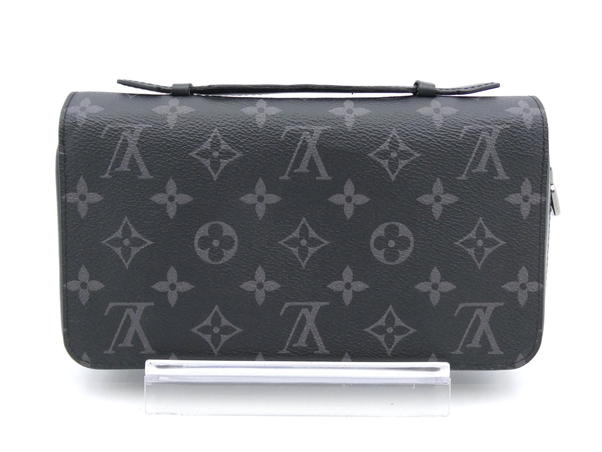 LOUIS VUITTON Monogram Eclipse Zippy XL IC-activated Wallet