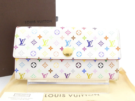 LOUIS VUITTON Monogram Multicolore Portefeuille Sarah Wallet