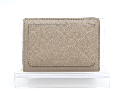 LOUIS VUITTON Monogram Empreinte Portefeuille Claire Wallet with IC Reaction