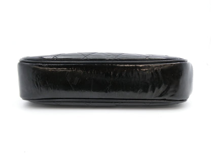 CHANEL Matelasse Coco Mark Enamel Clasp Handbag