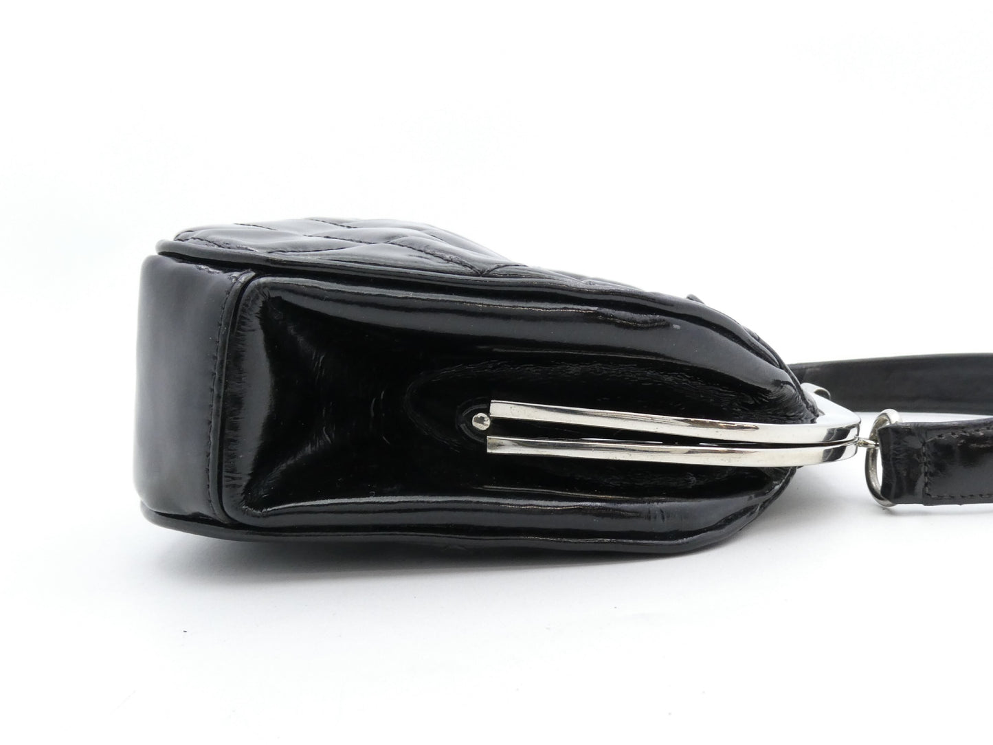 CHANEL Matelasse Coco Mark Enamel Clasp Handbag