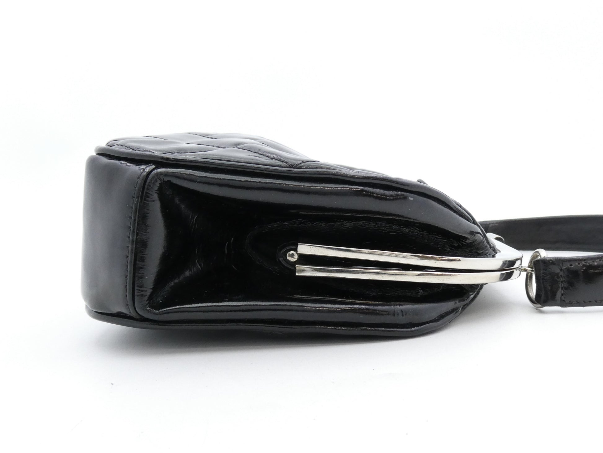 CHANEL Matelasse Coco Mark Enamel Clasp Handbag