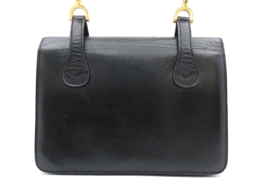 GUCCI Bamboo Leather Handbag