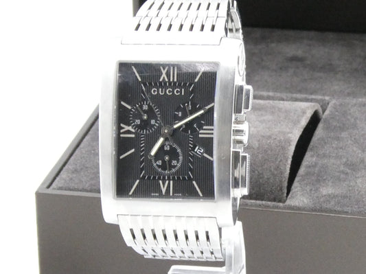 GUCCI G-Metro 8600M 11053135 Quartz Black Dial Men's Watch