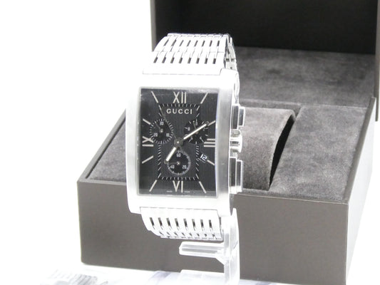 GUCCI G-Metro 8600M 11053135 Quartz Black Dial Men's Watch