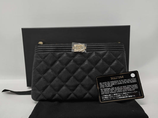 CHANEL Boy Chanel Pouch