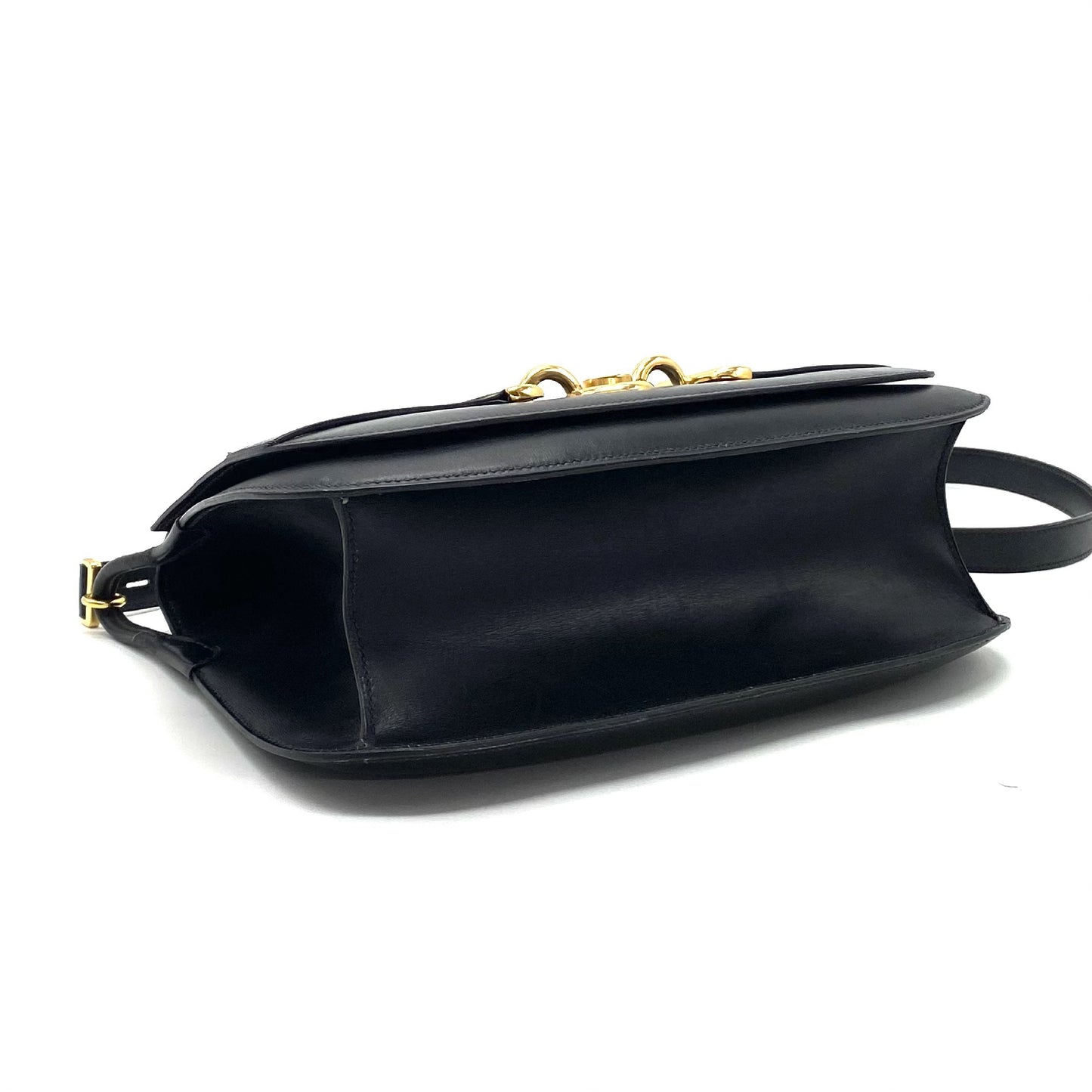 HERMES HERMES Vintage Box Calfskin Shoulder Bag 〇F Stamped Shoulder Bag