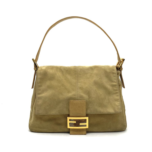 FENDI Mamma suede shoulder bag