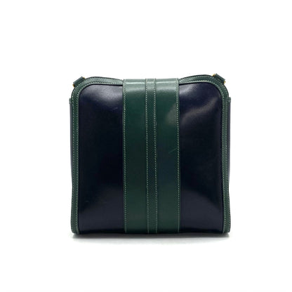 HERMES HERMES Vintage Horsebit Box Calfskin Shoulder Bag with 〇D Stamp