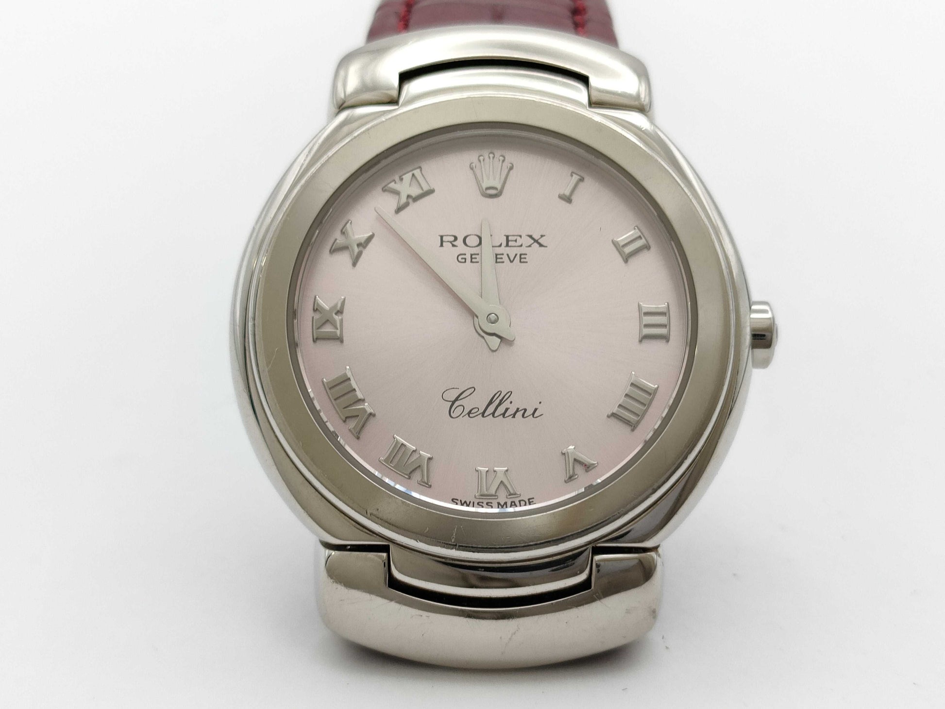 ROLEX Cellini 6621/9 M769745 Quartz Pink Dial Unoperated Women's Watch