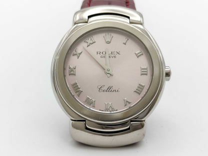 ROLEX Cellini 6621/9 M769745 Quartz Pink Dial Unoperated Women's Watch