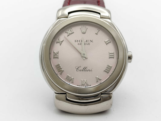ROLEX Cellini 6621/9 M769745 Quartz Pink Dial Unoperated Women's Watch