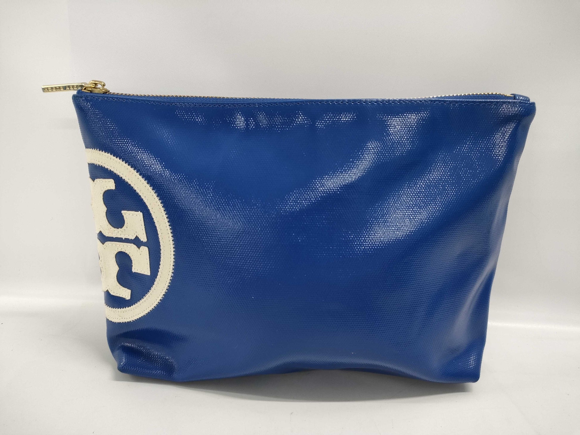 Tory Burch Enamel Blue Second Bag