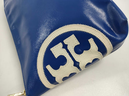Tory Burch Enamel Blue Second Bag