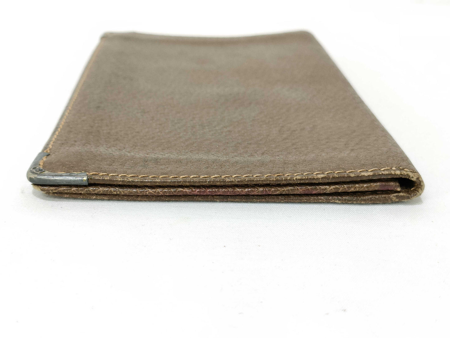 GUCCI GUCCI Old Bi-fold Wallet 030.070.0261 Leather Brown Wallet