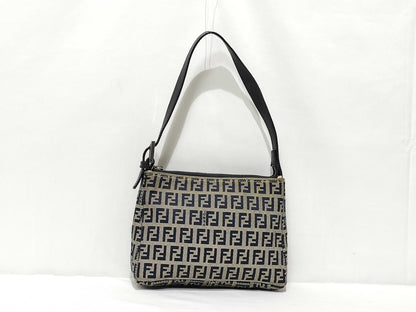 FENDI Zucchino Handbag Canvas and Leather 001.26810.098 Handbag
