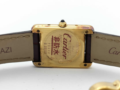 Cartier Must Tank 79882 366001 Quartz Unmoving Women's Watch