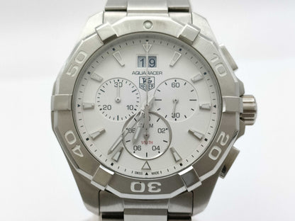 TAG Heuer Aquaracer CAY1111 WPF3724 Quartz White Dial Men's Watch