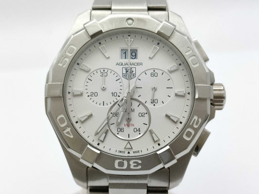 TAG Heuer Aquaracer CAY1111 WPF3724 Quartz White Dial Men's Watch