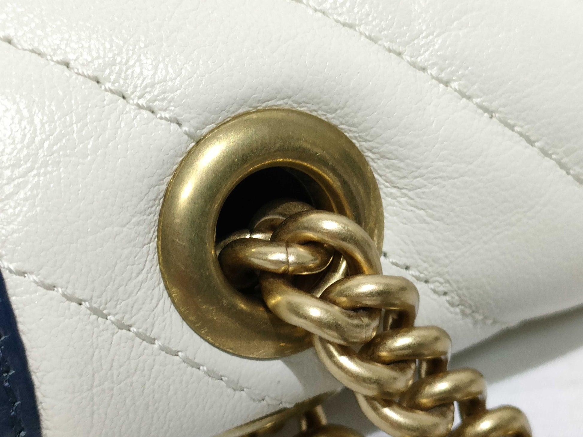 GUCCI GUCCI Marmont Chain Shoulder Bag White 443497 Shoulder Bag