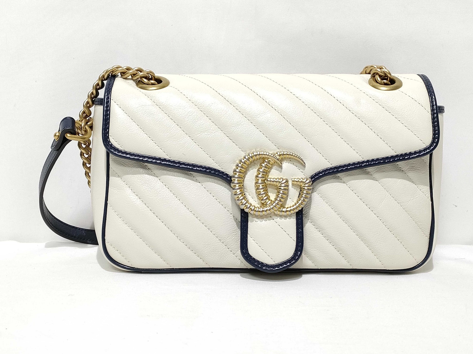 GUCCI GUCCI Marmont Chain Shoulder Bag White 443497 Shoulder Bag