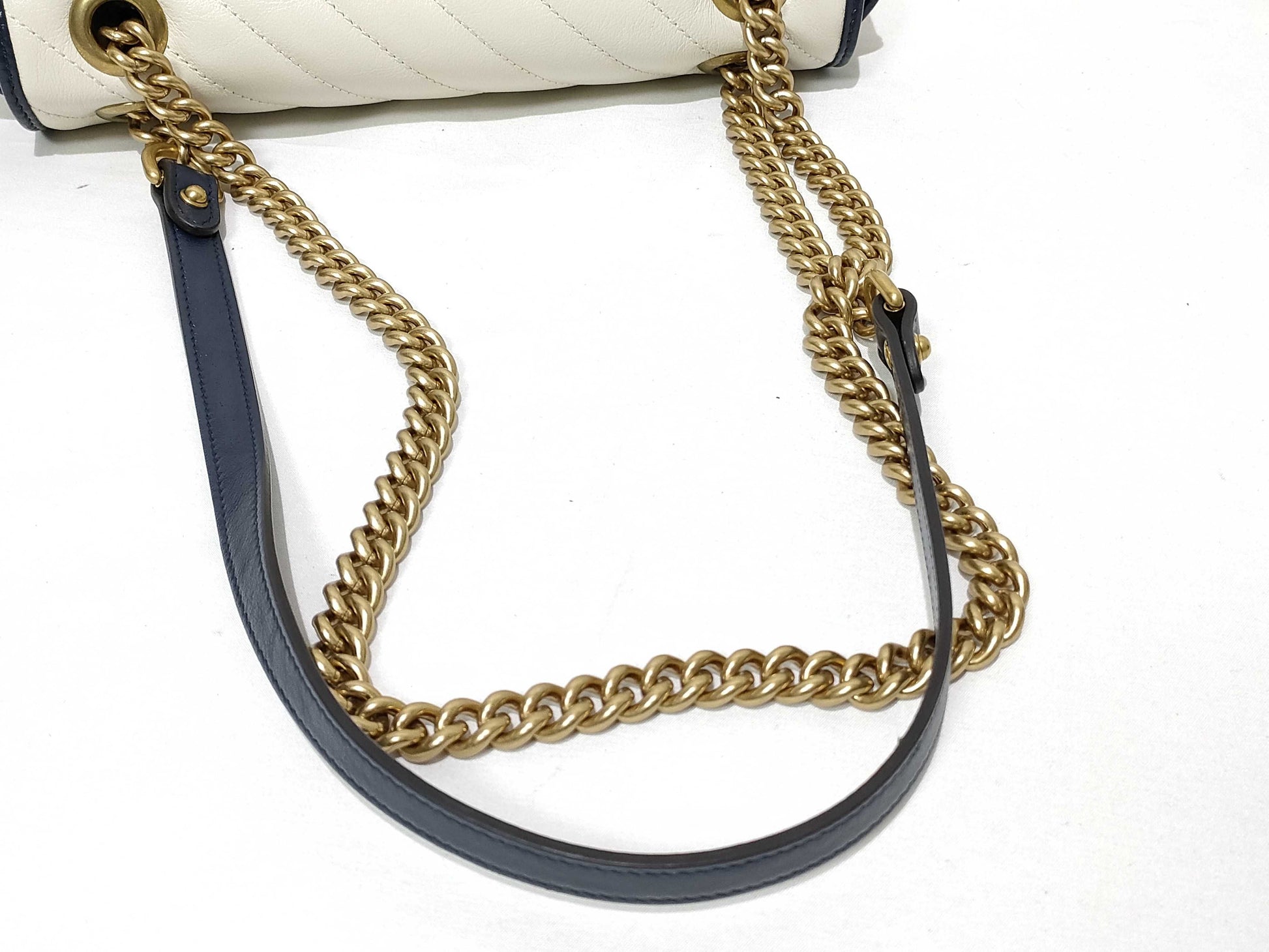 GUCCI GUCCI Marmont Chain Shoulder Bag White 443497 Shoulder Bag