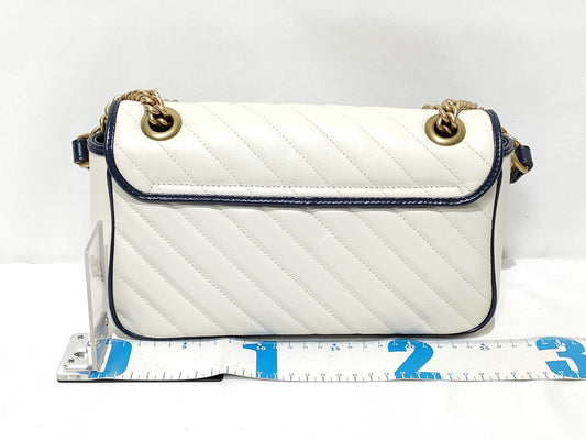 GUCCI GUCCI Marmont Chain Shoulder Bag White 443497 Shoulder Bag