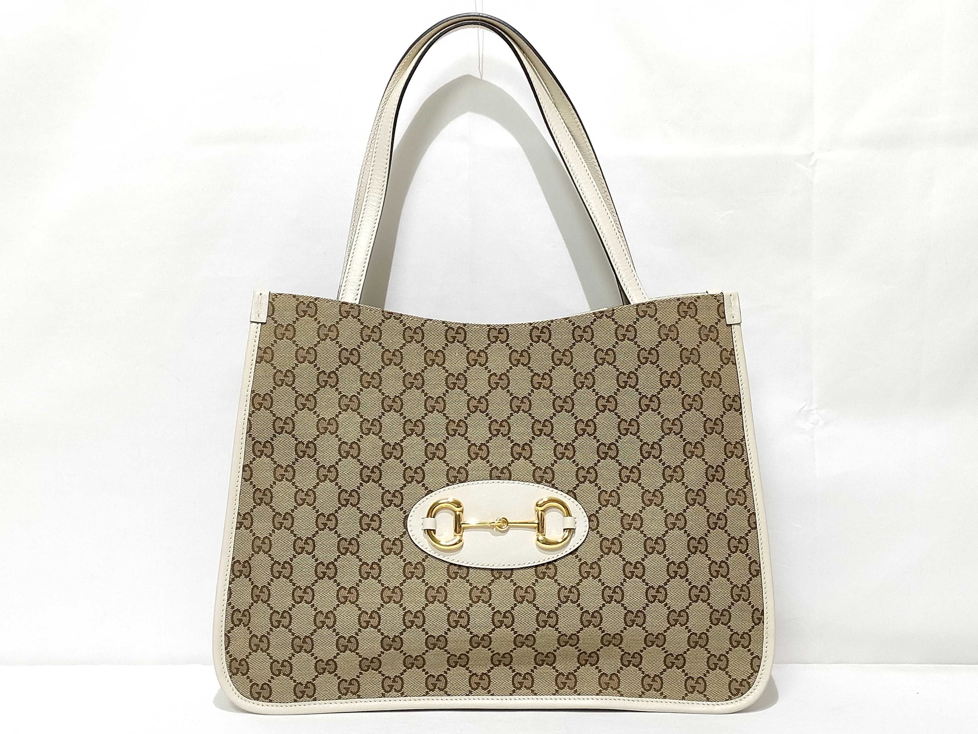 GUCCI GG Canvas Horsebit Tote Bag 623694 Tote Bag