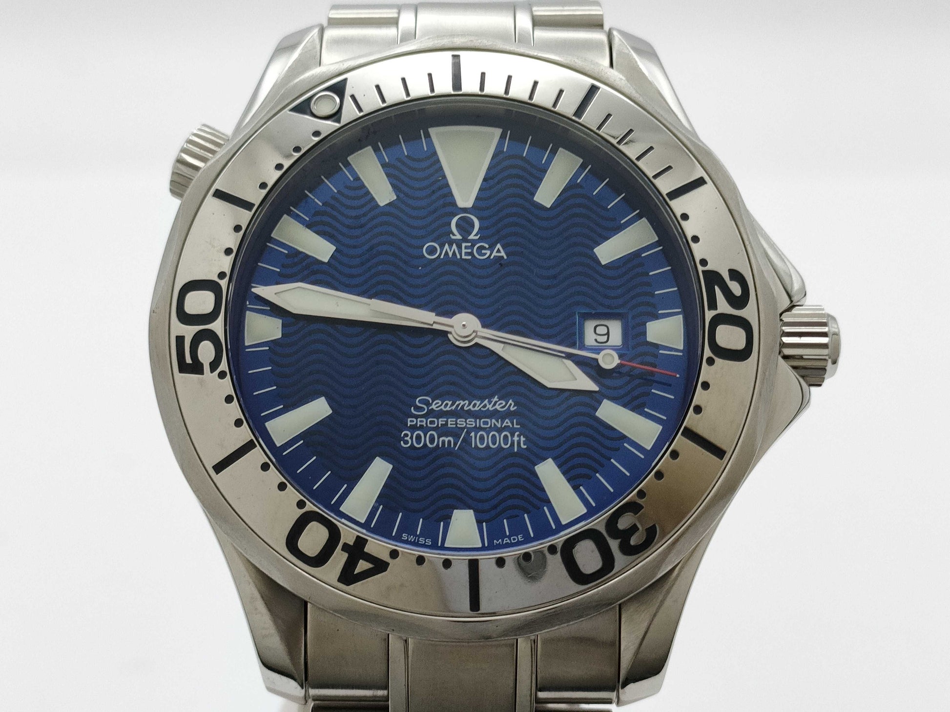 OMEGA Seamaster Professional 2265.80 59229180 Quartz Blue Dial Unoperated Men's Watch
