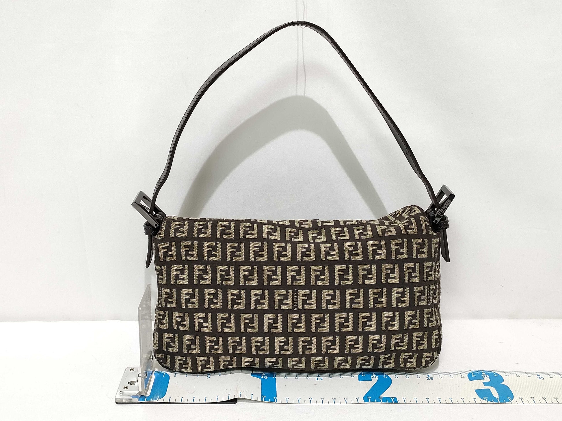 FENDI Zucchino One-Shoulder Bag Beige Shoulder Bag