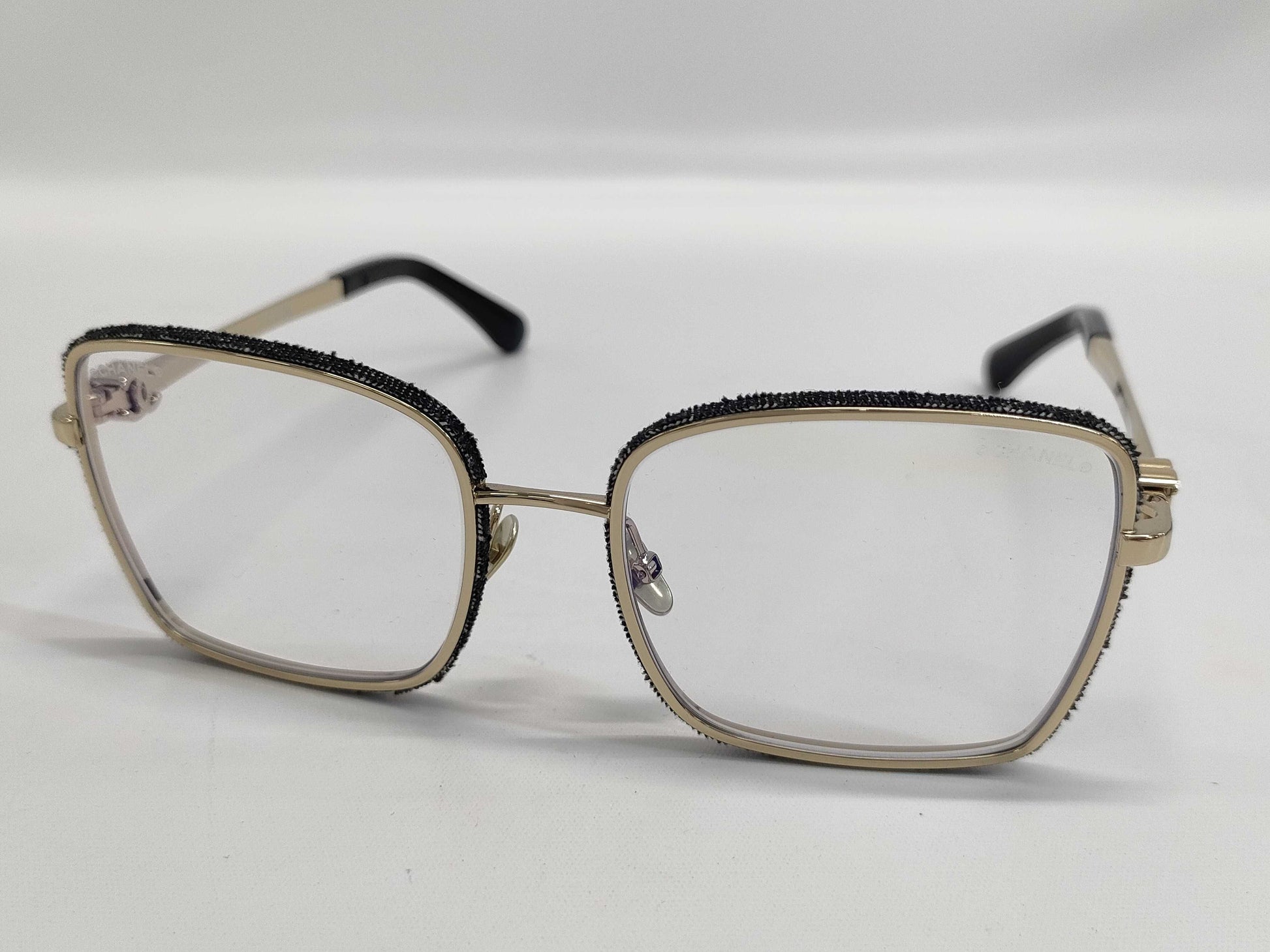  CHANEL CHANEL Denim Glasses, Blue, Non-Prescription, 2219-S Sunglasses
