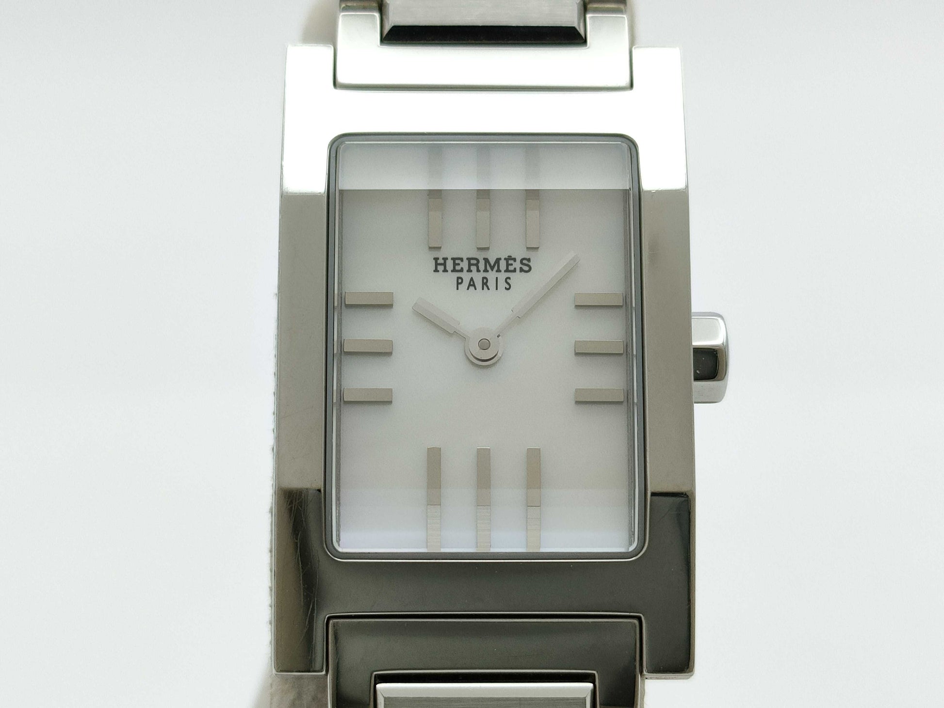 HERMES Tandem TA1.210 2259212 Quartz Shell Dial Women's Watch