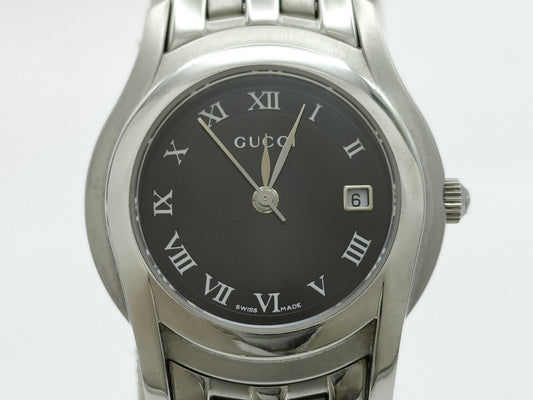 GUCCI 5500L 0096227 Quartz Black Dial Women's Watch