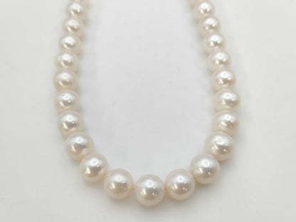 Pearl diameter: approximately 8.7mm-9.3mm, Sterling Silver, 51.1g, Necklace 