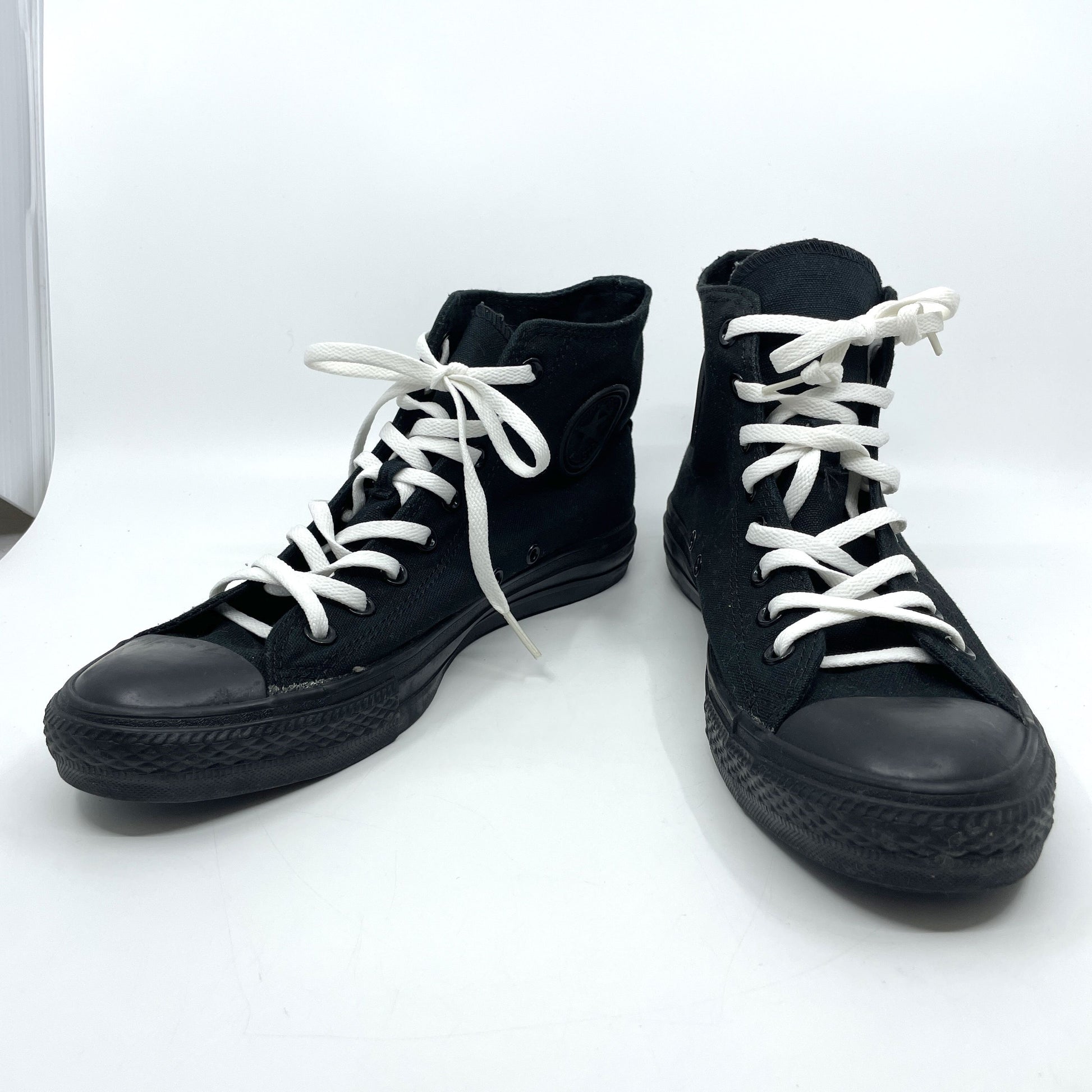 Converse Chuck Taylor Classic All Black Hi Cut M3310C Chuck Taylor All Star Sneakers, Size 9, 27.5cm