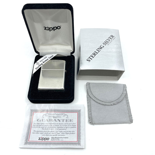Zippo Armor Lighter, Pure Sterling Silver 925, 74.05g