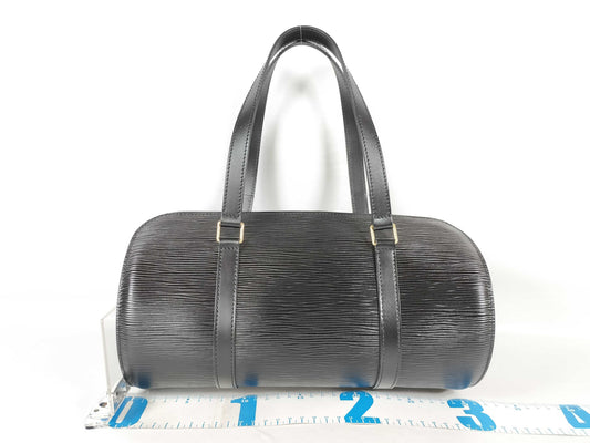 LOUIS VUITTON Epi Soufflot Handbag/Shoulder Bag with Pouch M52222