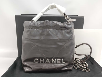 CHANEL CHANEL CHANEL22 CHANEL22 Mini Shoulder Bag Handbag Serial Plate Shoulder Bag