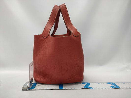 CHANEL Hermès Picotin Lock PM Handbag Red