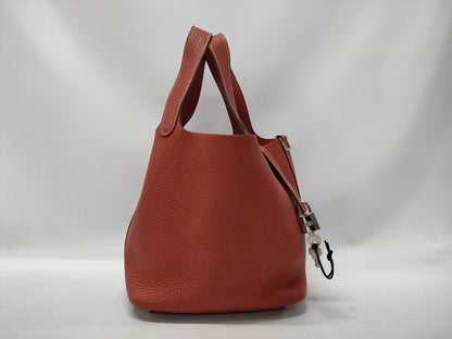 CHANEL Hermès Picotin Lock PM Handbag Red