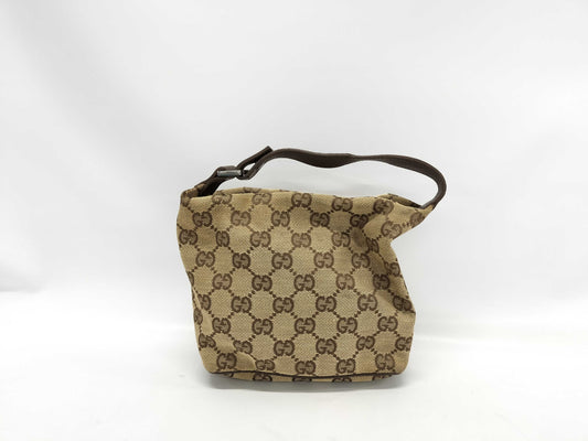 GUCCI GG Canvas One-Shoulder Bag Accessory Pouch Pouch