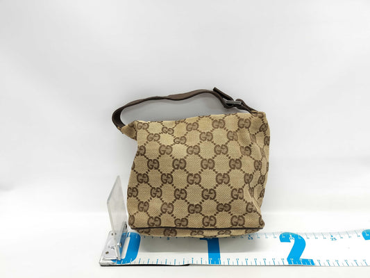 GUCCI GG Canvas One-Shoulder Bag Accessory Pouch Pouch