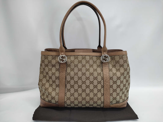 GUCCI GG Canvas Handbag Bag
