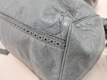 BALENCIAGA City Handbag Blue with Mirror
