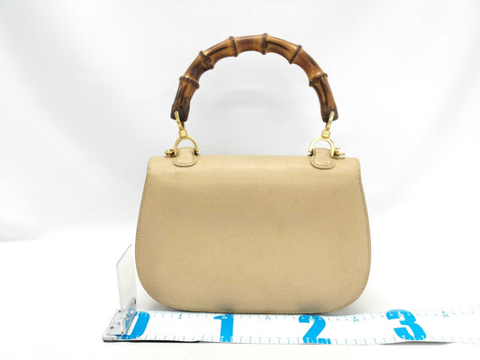 GUCCI Bamboo Turnlock 2-Way Handbag
