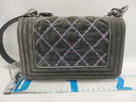 CHANEL Suede CHANEL Boy Chanel Suede Shoulder Bag 19 Series Shoulder Bag