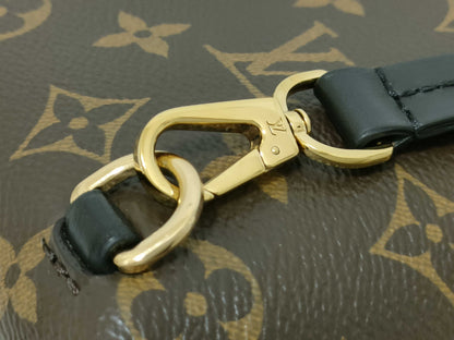 LOUIS VUITTON Monogram Montsouris NMBB M45516 Brown x Black RFID Enabled Backpack