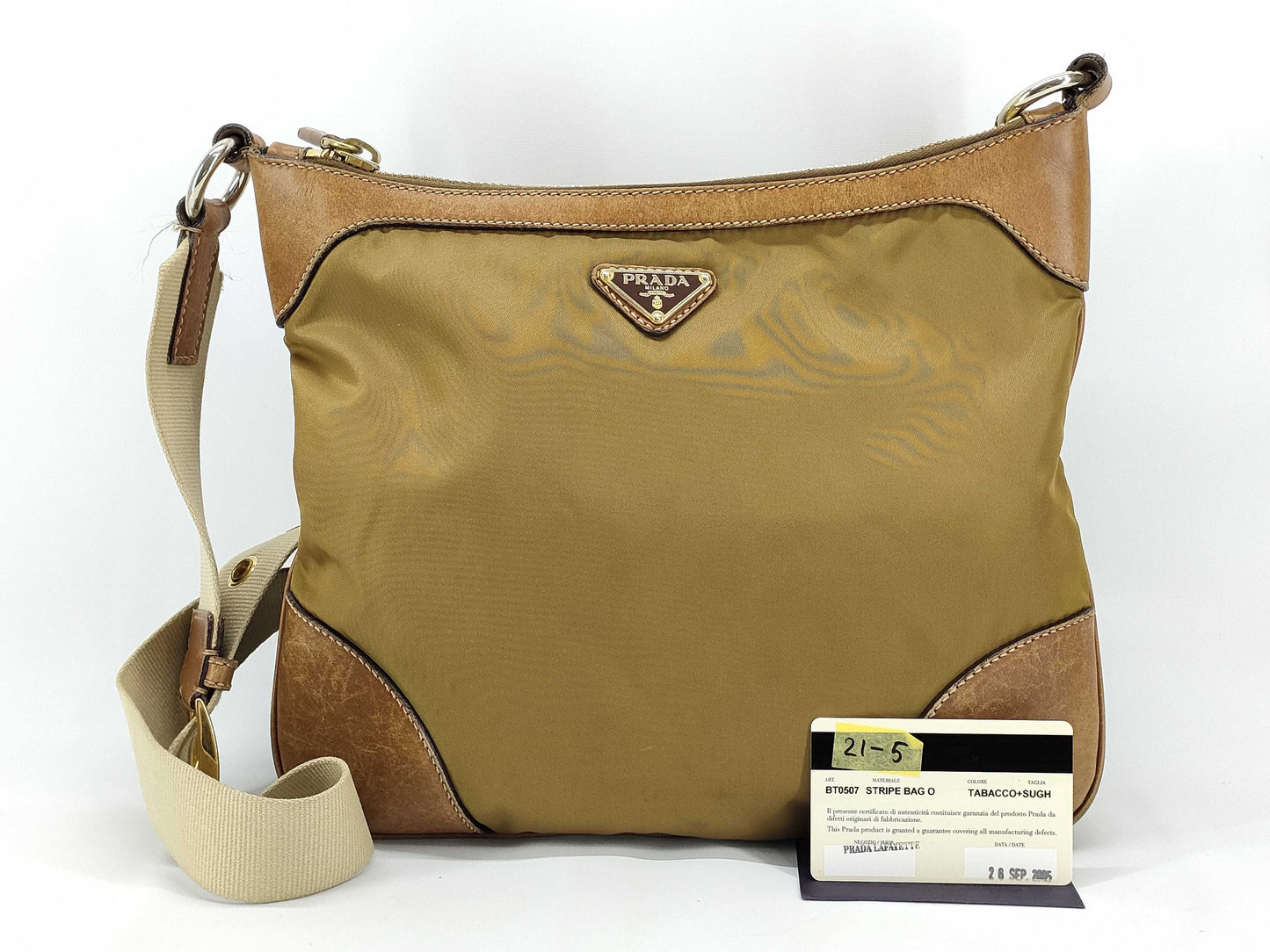 PRADA BT0507 Nylon Shoulder Bag